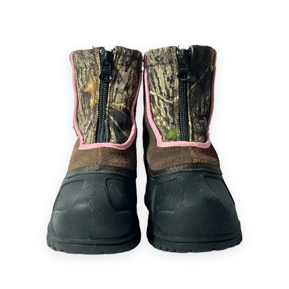 Itasca Girls Waterproof Snow Stomper Winter Boot Camouflage Pink Kids‎ 9 READ